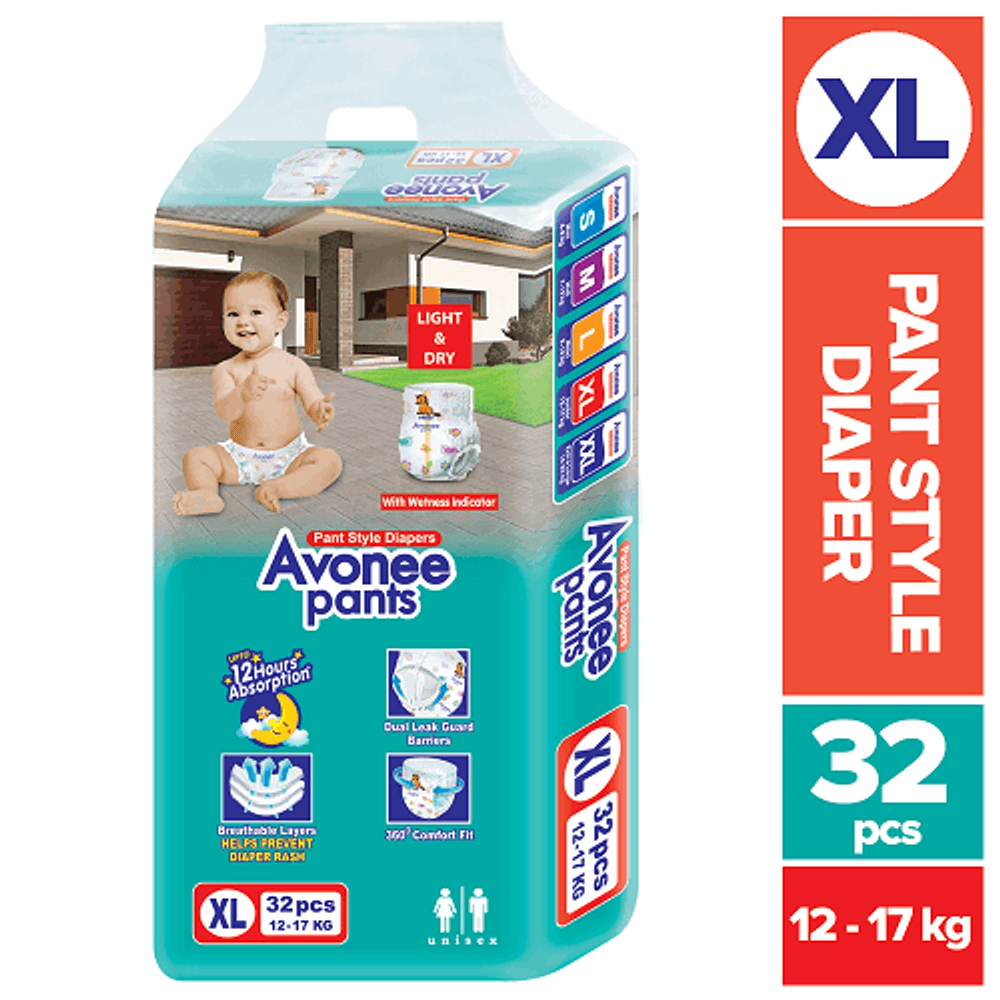 Avonee Pant Style Diaper 32's Pack (XL)